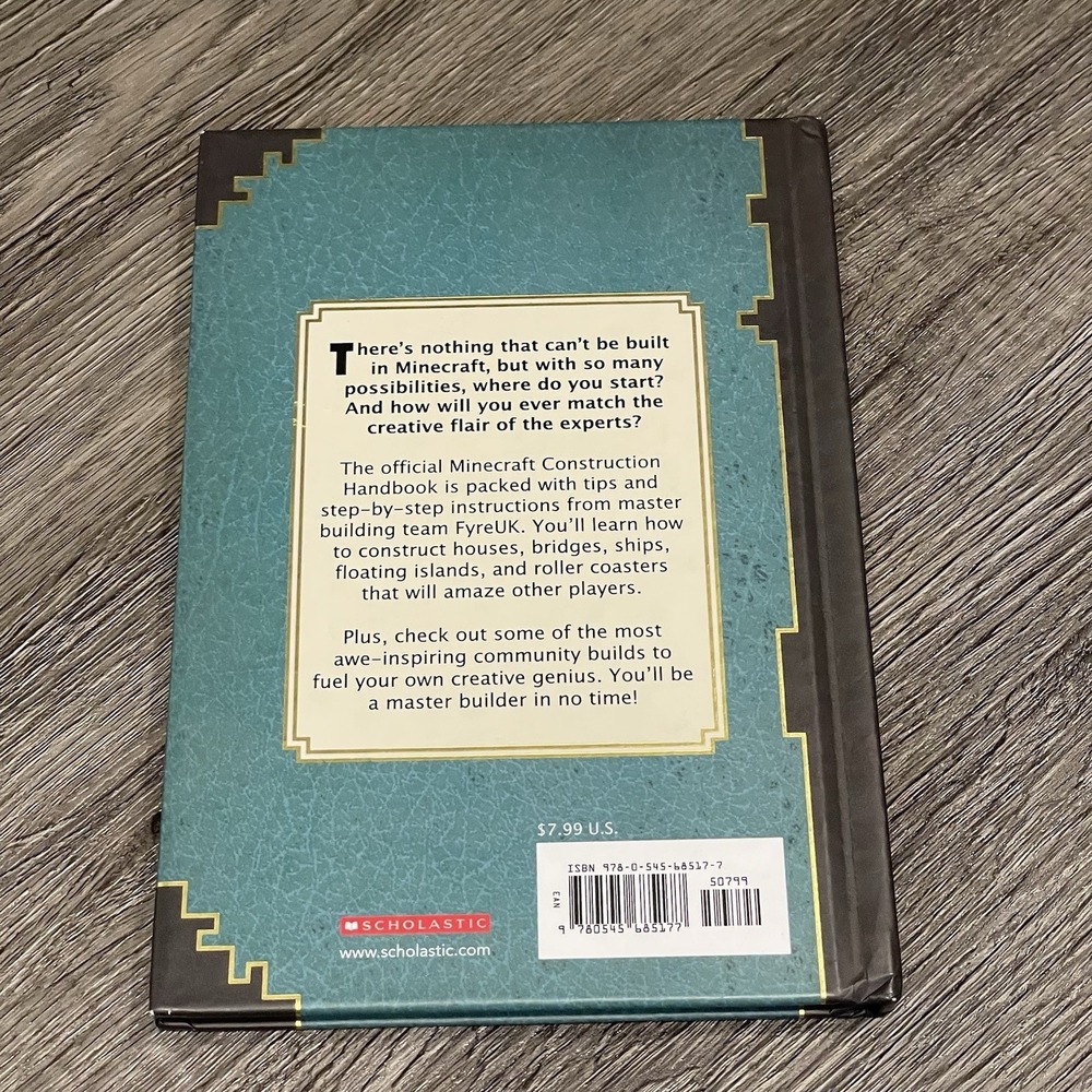 Minecraft Handbook Complete Set 4 Hardcover Mojang Scholastic Redstone‎ Combat - Picture 7 of 11